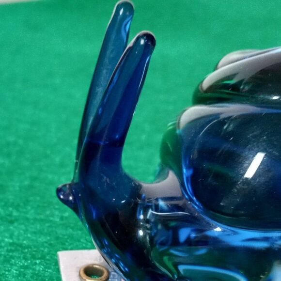 Vintage Snail with Attitude Archimede Seguso, Murano Blown Glass Snail - Picture 9 of 10